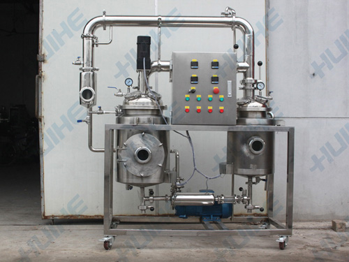 部份結(jié)構(gòu)中藥提取罐的成品圖展示